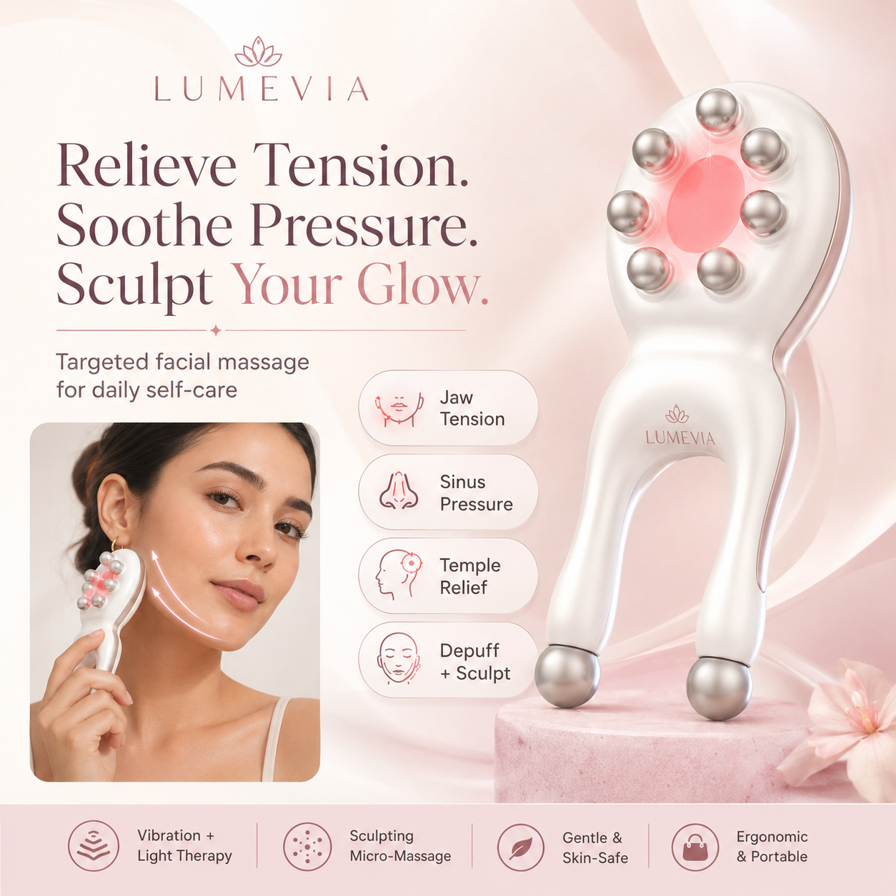 Lumévia SculptGlow™ Facial Massager